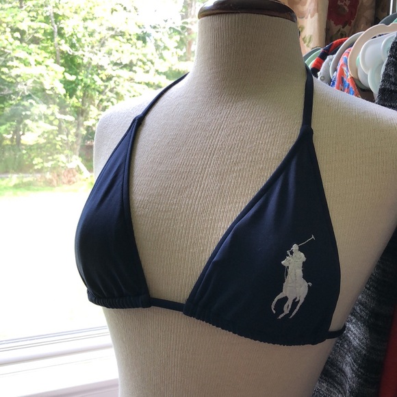 Ralph Lauren Blue Label | Swim | Rare Ralph Lauren Giant Polo Horse Bikini Top | Poshmark